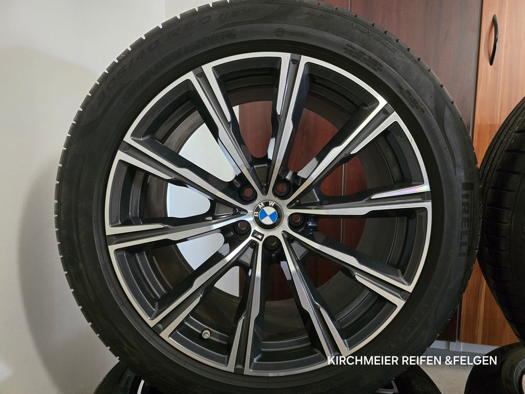 BMW X5 G05 & X6 G06 20 Zoll Sommerkompletträder 275/45 & 305/40 R20 740M Gebraucht