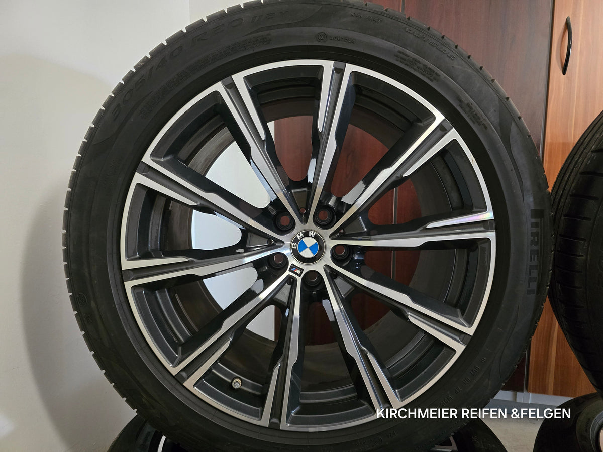 BMW X5 G05 & X6 G06 20 Inch Summer Complete Wheel Set 275/45 & 305/40 R20 740M Used