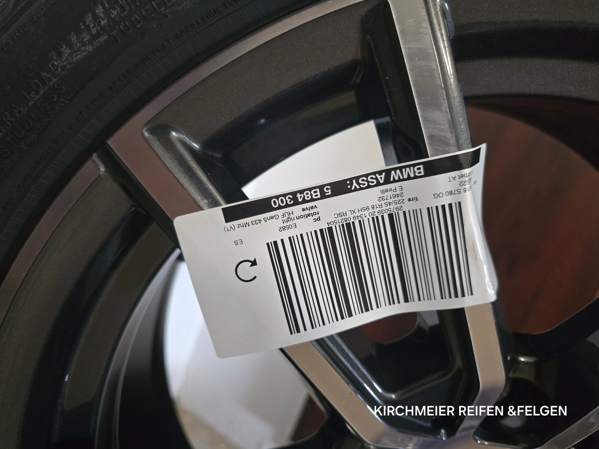 BMW 3 Series G20/G21, 4 Series G22/G23 & 2 Series G42 Winter Wheels 18 Inch 225/45 R18 Original New