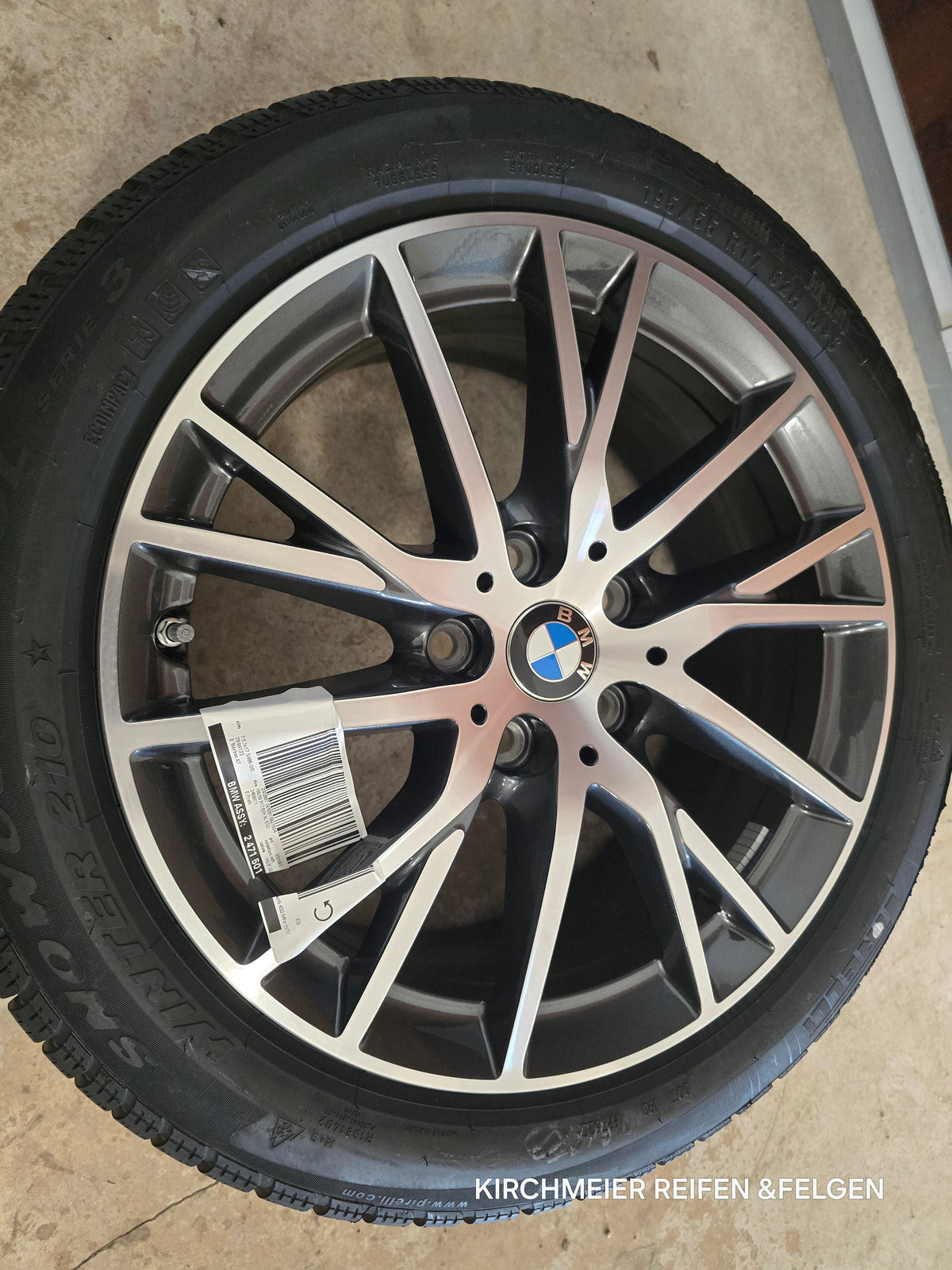 BMW 1er F40 2er F44 Winterkompletträder 17 Zoll 195-55 R17 Original Neu